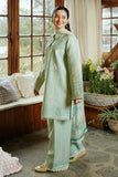 3 Piece Unstitched Heavy Embroidered Lawn Suit ( Fine Printed Silk Dupatta )