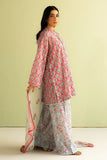 3 Piece Unstitched Digital Printed Lawn Suit ( Fine Printed Lawn Dupatta )