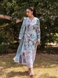 3 Piece Unstitched Embroidered Lawn Suit ( Fine Printed Lawn Dupatta )