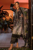 3 Piece Unstitched Embroidered Lawn Suit ( Fine Printed Silk Dupatta )