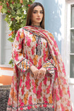 3 Piece Unstitched Digital Printed Lawn Suit ( Fine Printed Silk Dupatta )