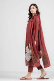 3 Piece Unstitched Digital Printed Lawn Suit ( Fine Printed Silk Dupatta )