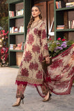 3 Piece Unstitched Heavy Embroidered Lawn Suit ( Printed Monaar Zari Dupatta )