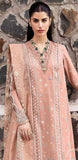 3 Piece Unstitched Heavy Embroidered Lawn Suit ( Heavy Embroidered Cotton Net Dupatta )