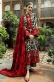 3 Piece Unstitched Heavy Embroidered Lawn Suit ( Fine Printed Lawn Dupatta )