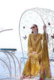 3 Piece Unstitched Embroidered Lawn Suit ( Printed Monaar Zari Dupatta )