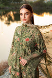 3 Piece Unstitched Embroidered Lawn Suit ( Printed Lawn Dupatta )