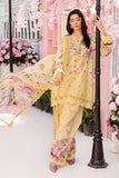 3 Piece Unstitched Heavy Embroidered Lawn Suit ( Printed Chiffon Dupatta )