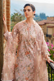 3 Piece Unstitched Heavy Embroidered Lawn Suit ( Full Embroidered Organza Dupatta )