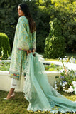 3 Piece Unstitched Digital Printed Lawn Suit ( Full Embroidered Organza Dupatta )