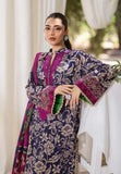 3 Piece Unstitched Embroidered Lawn Suit ( Fine Printed Lawn Dupatta )