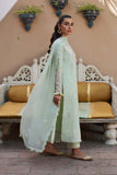 3 Piece Unstitched Heavy Embroidered Chickan Kari Lawn Suit ( Full Embroidered Chiffon Dupatta )