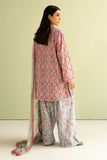 3 Piece Unstitched Digital Printed Lawn Suit ( Fine Printed Lawn Dupatta )