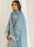 3 Piece Unstitched Digital Printed Embroidered Lawn Suit ( Fine Printed Silk Dupatta )