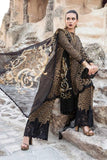 3 Piece Unstitched Heavy Embroidered Lawn Suit ( Printed Chiffon Dupatta )