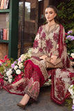 3 Piece Unstitched Heavy Embroidered Lawn Suit ( Printed Monaar Zari Dupatta )