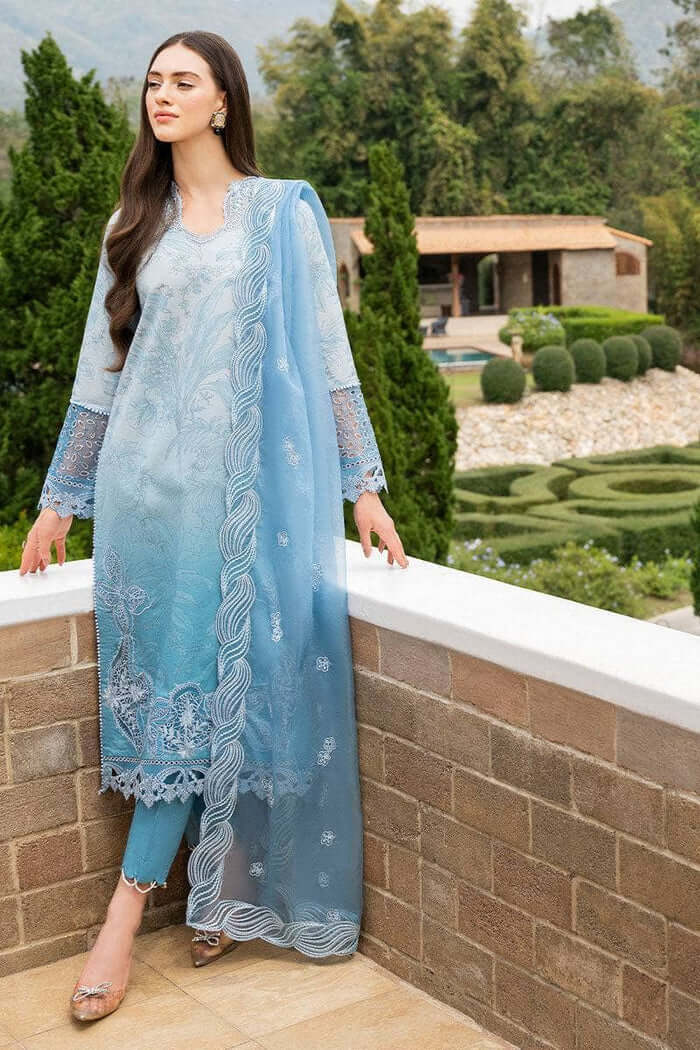 3 Piece Unstitched Heavy Embroidered Lawn Suit ( Four Sided Embroidere Naqoosh.pk 3 Piece Unstitched Heavy Embroidered Lawn Suit ( Four Sided Embroidere Naqoosh.pk