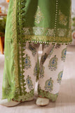 3 Piece Unstitched Heavy Embroidered Lawn Suit ( Embroidered Plain Net Dupatta )