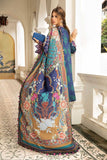 3 Piece Unstitched Heavy Embroidered Lawn Suit ( Fine Printed Silk Dupatta )