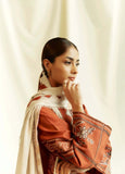 3 Piece Unstitched Heavy Embroidered Lawn Suit ( Fine Printed Lawn Dupatta )