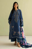 3 Piece Unstitched Digital Printed Lawn Suit ( Fine Printed Silk Dupatta )