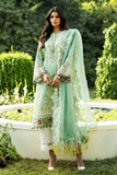 3 Piece Unstitched Digital Printed Lawn Suit ( Full Embroidered Organza Dupatta )