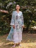 3 Piece Unstitched Embroidered Lawn Suit ( Fine Printed Lawn Dupatta )