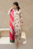 3 Piece Unstitched Digital Printed Lawn Suit ( Fine Printed Silk Dupatta )