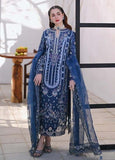 3 Piece Unstitched Heavy Embroidered Lawn Suit ( Four Sided Embroidered Organza Dupatta )