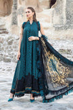 3 Piece Unstitched Heavy Embroidered Lawn Suit ( Printed Chiffon Dupatta )