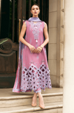 3 Piece Unstitched Heavy Embroidered Chickan Kari Lawn Suit ( Fine Printed Silk Dupatta )