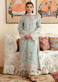 3 Piece Unstitched Heavy Embroidered Lawn Suit ( Fine Printed Chiffon Dupatta )