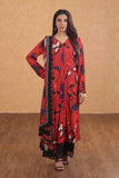 3 Piece Unstitched Embroidered Lawn Suit ( Fine Printed Chiffon Dupatta )