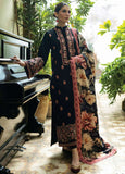 3 Piece Unstitched Heavy Embroidered Dhanak Suit ( Printed Woolen Shawl )