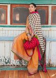 3 Piece Unstitched Heavy Embroidered Dhanak Suit ( Printed Woolen Shawl )