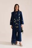 3 Piece Unstitched Heavy Embroidered Dhanak Suit ( Four-sided Embroidered Dhanak Shawl )
