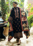 3 Piece Unstitched Heavy Embroidered Dhanak Suit ( Printed Woolen Shawl )