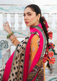 3 Piece Unstitched Heavy Embroidered Dhanak Suit ( Printed Woolen Shawl )