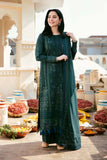 3 Piece Unstitched Heavy Embroidered Dhanak Suit ( Four-sided Embroidered Dhanak Shawl )