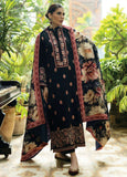 3 Piece Unstitched Heavy Embroidered Dhanak Suit ( Printed Woolen Shawl )
