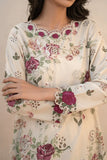 3 Piece Unstitched Embroidered Khaddar Suit ( Printed Khaddar Dupatta )