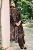 3 Piece Unstitched Heavy Embroidered Dhanak Suit ( Printed Woolen Shawl )