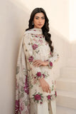3 Piece Unstitched Embroidered Khaddar Suit ( Printed Khaddar Dupatta )