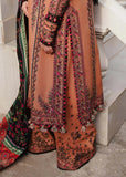 3 Piece Unstitched Heavy Embroidered Dhanak Suit ( Printed Woolen Shawl )