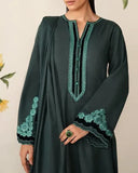 3 Piece Unstitched Heavy Embroidered Dhanak Suit ( Full Embroidered Dhanak Shawl )