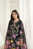 3 Piece Unstitched Heavy Embroidered Dhanak Suit ( Printed Woolen Shawl )