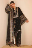 3 Piece Unstitched Heavy Embroidered Velvet Suit ( Ready To Wear Four-sided Embroidered Chiffon )