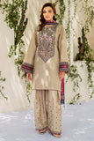 3 Piece Unstitched Heavy Embroidered Dhanak Suit ( Printed Woolen Shawl )