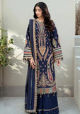 3 Piece Unstitched Heavy Embroidered Dhanak Suit ( Four-sided Embroidered Chiffon Dupatta )