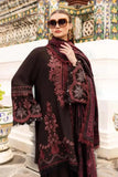 3 Piece Unstitched Heavy Embroidered Dhanak Suit ( Printed Woolen Shawl )